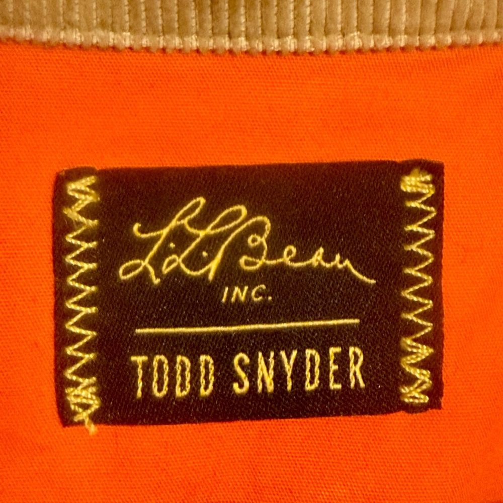 LL Bean x Todd Snyder Men's Maine Camo Four Pocket Fishing Jacket sz Large L - Picture 5 of 6